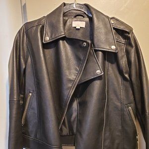 Fun pleather bomber jacket